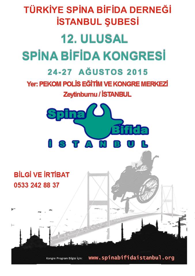 12.Ulusal Spina Bifida Kongresi – 24-27 Ağustos 2015